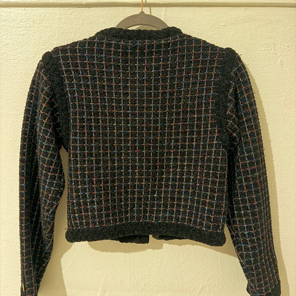 Sandro Women's Black Tweed Jacket - Picture 4 of 4